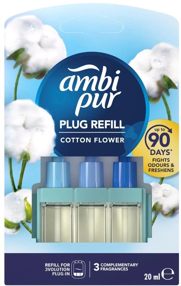 El. oro gaiviklio pakeitiklis AMBI PUR 3volution Cotton 20ml
