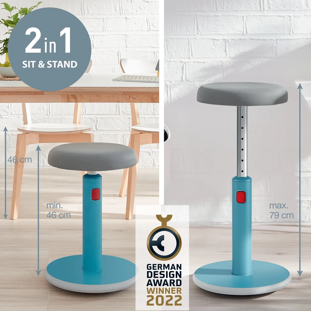 Leitz Ergo Cosy Active Sit Stand taburetė 2 viena