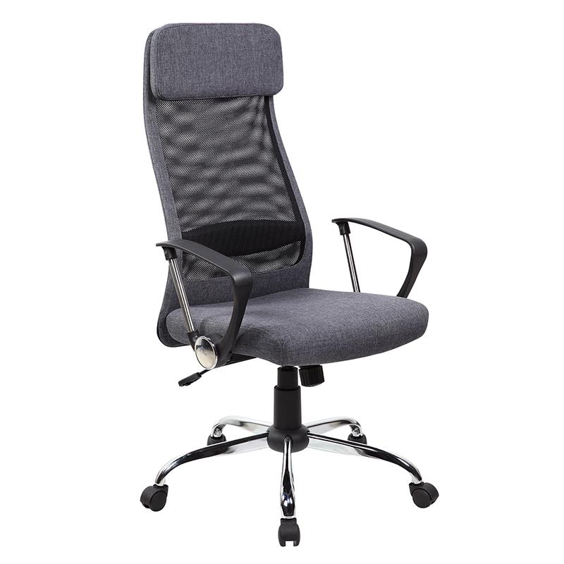 Biuro kėdė DARLA, 62x63xH116-126cm, pilka aprašymas - Prekės nuotrauka