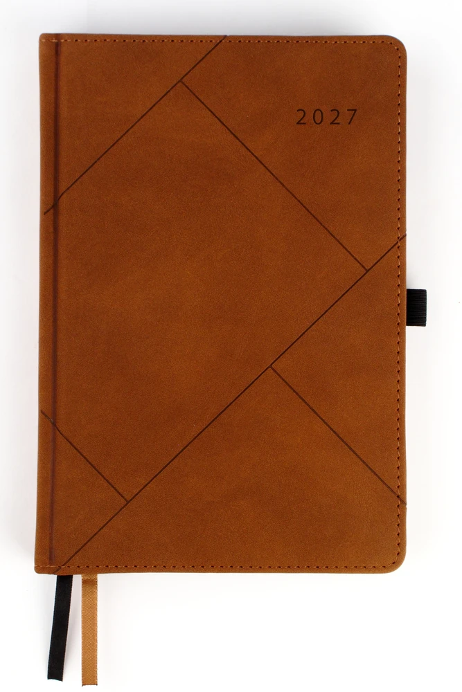 FAT Kalendorius FASHION SPECIAL EDITION, 2027, PU, A5, rudos sp. LT