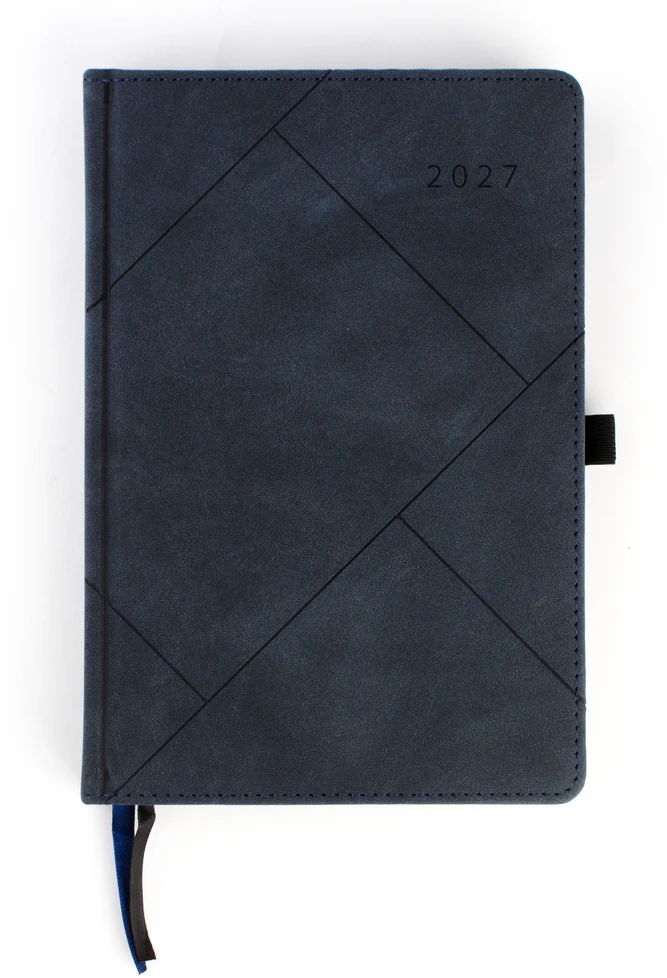 Fat Kalendorius FASHION SPECIAL EDITION, 2027, PU, A5, tamsiai pilka sp. LT