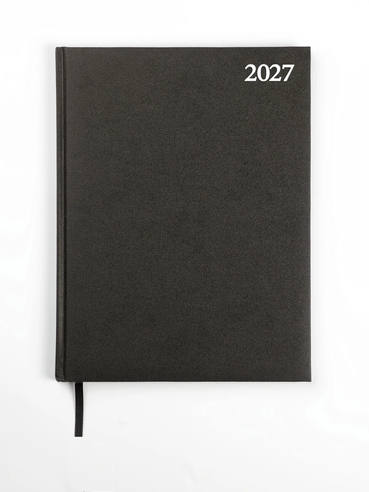 FAT Kalendorius STANDARD 2027, PVC, A4, juoda (Baltic)