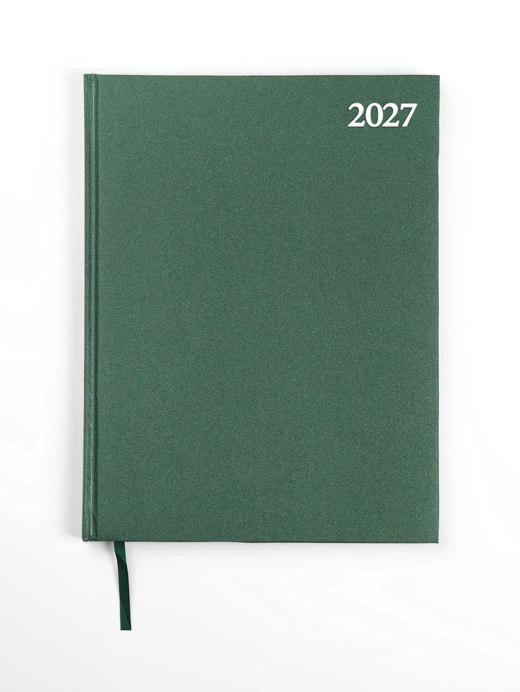 FAT Kalendorius STANDARD 2027, PVC, A4, žalia (Baltic)