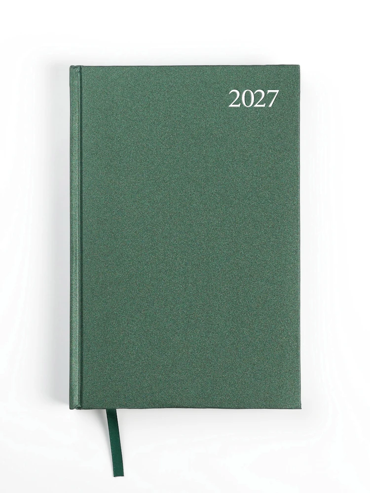 Fat Kalendorius STANDARD 2027, PVC, A5, žalia LT