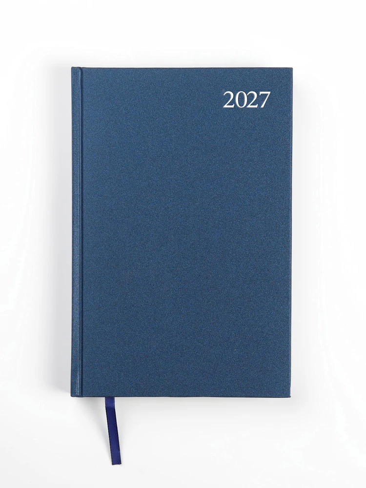 Fat Kalendorius STANDARD 2027, PVC, A5, mėlyna LT