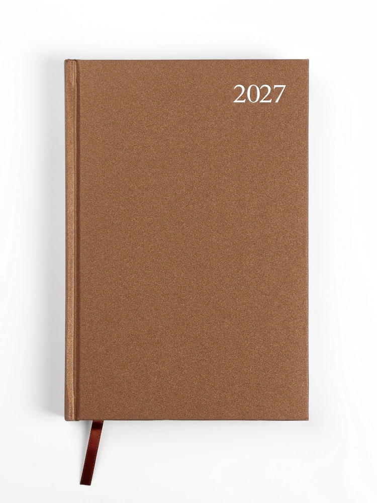 FAT Kalendorius STANDARD 2027, PVC, A5, ruda LT
