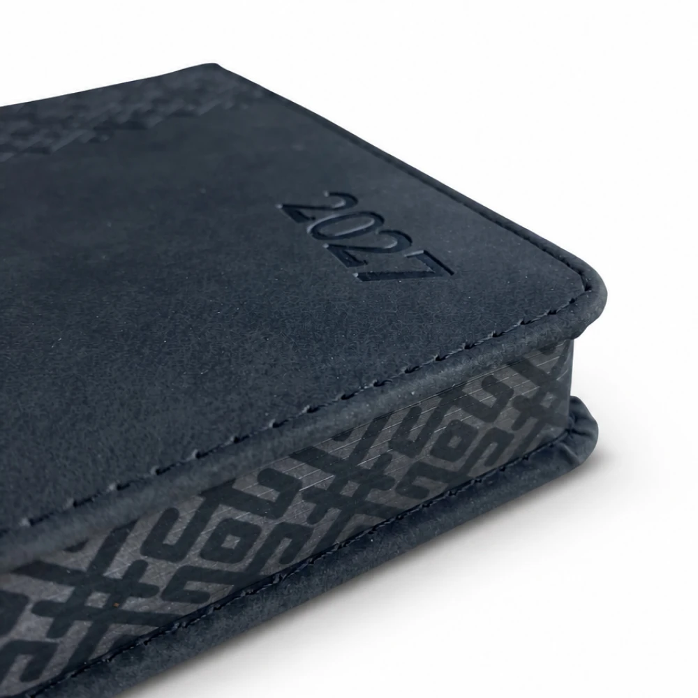 FAT Kalendorius TRADITIONAL, 2027, PU, A5, juoda