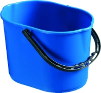 Filmop Plastikinis kibiras PLUTO, 12 l, mėlyna sp.