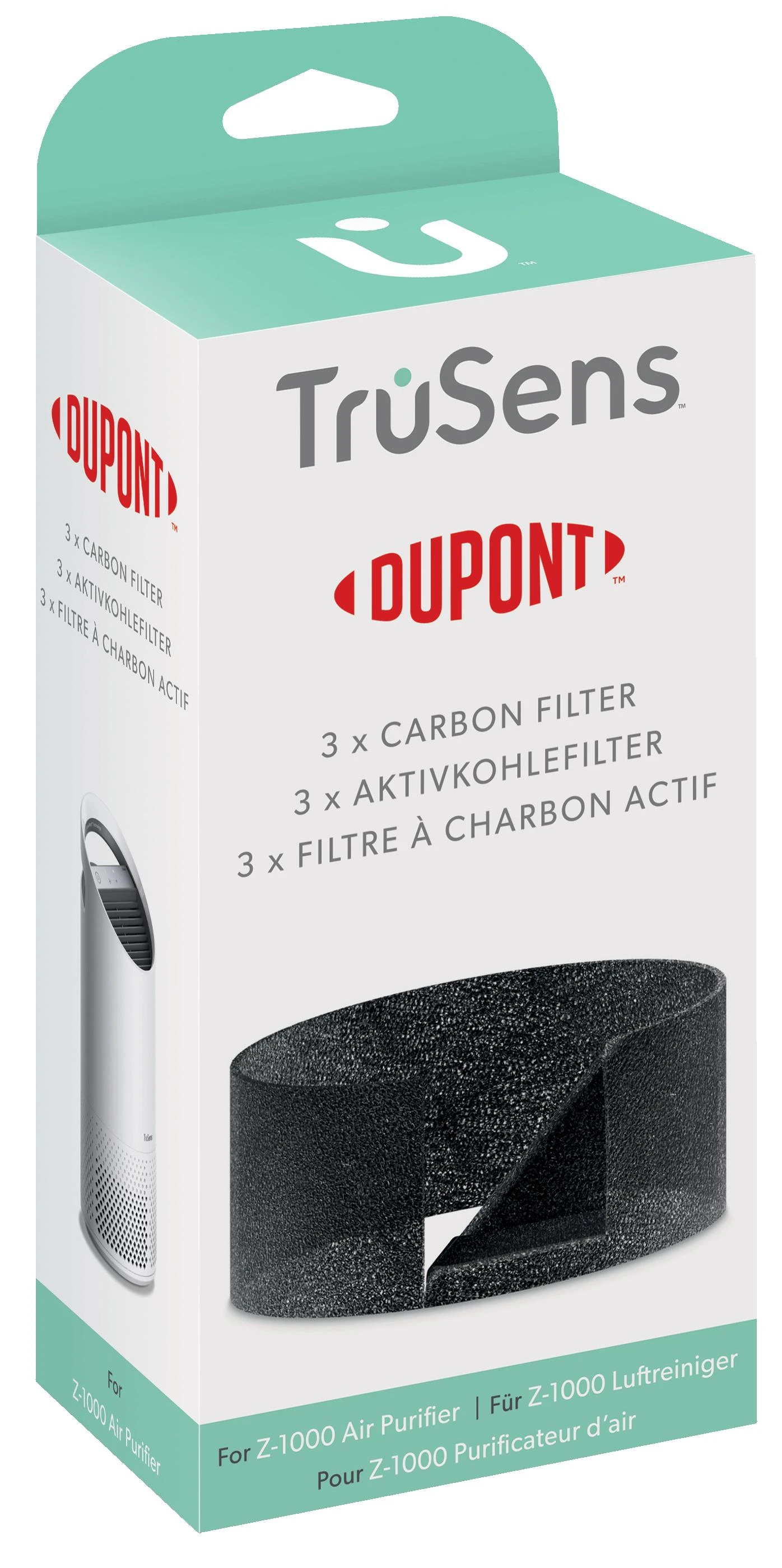 DuPont anglies filtras Leitz TruSens Z-1000 oro valytuvui, (3 vnt.)