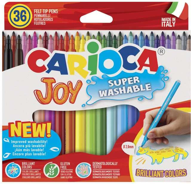 Flomasteriai CARIOCA JOY, 36 vnt.
