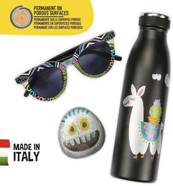 Flomasteriai CARIOCA Metallic MaxiMarkers, 6 vnt.