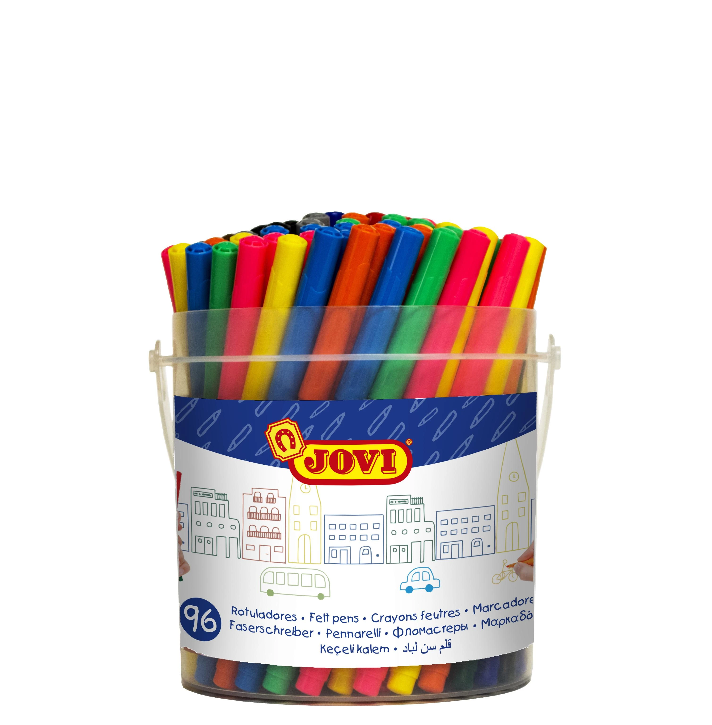 Flomasteriai JOVI Tube, 96 vnt.