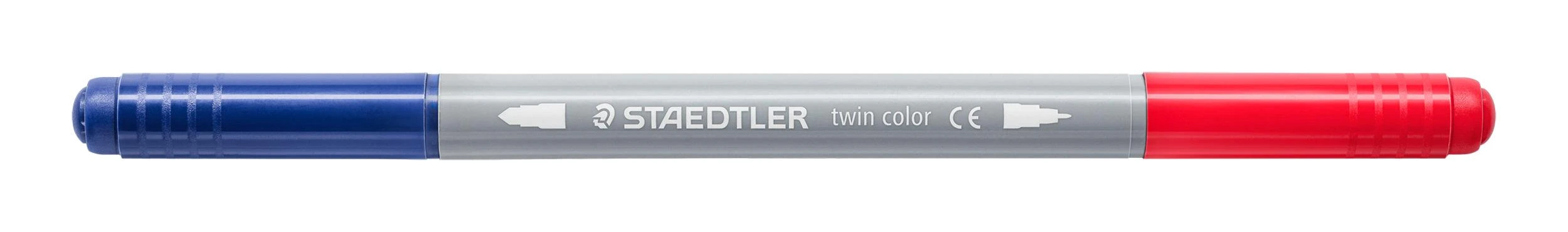 Flomasteriai STAEDTLER, dvipusiai, dvispalviai, 10 vnt.