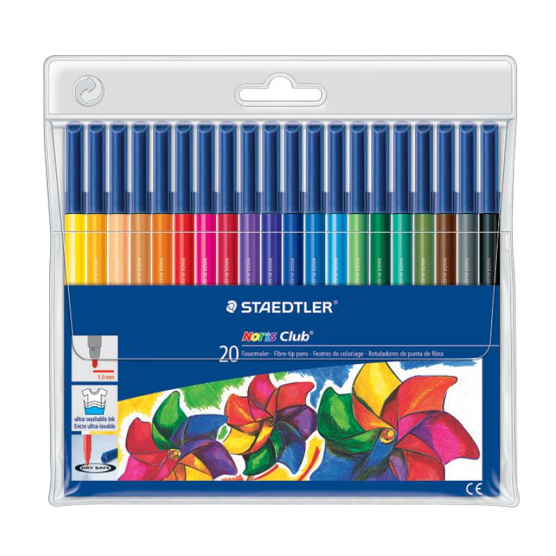Flomasteriai Staedtler NORIS CLUB 20 spalvų