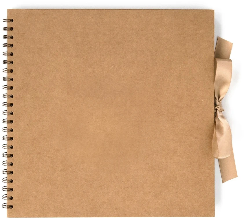 Galeria Papieru Nuotraukų albumas Kraft, 305x305mm, 35 lapai, rudas