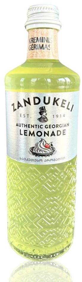 Gazuotas gaivusis gėrimas ZANDUKELI, kremo skonio, 0,5 l