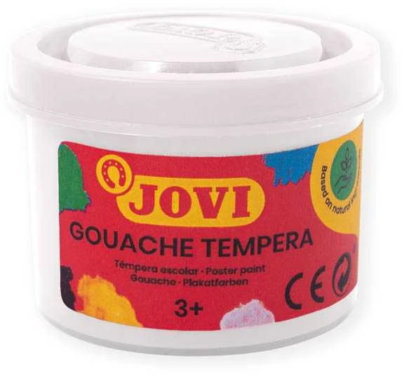 Guašas tempera JOVI Scholar, 5vnt. po 35ml, baltos sp.