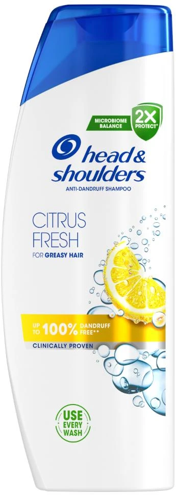 Head&Shoulders Šampūnas HEAD & SHOULDERS Citrusiniai vaisiai, 400 ml