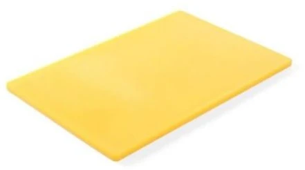 Hendi Lentelė pjaustymui, HDPE, geltona, 45 x 30 cm, H 1,2 cm, vnt