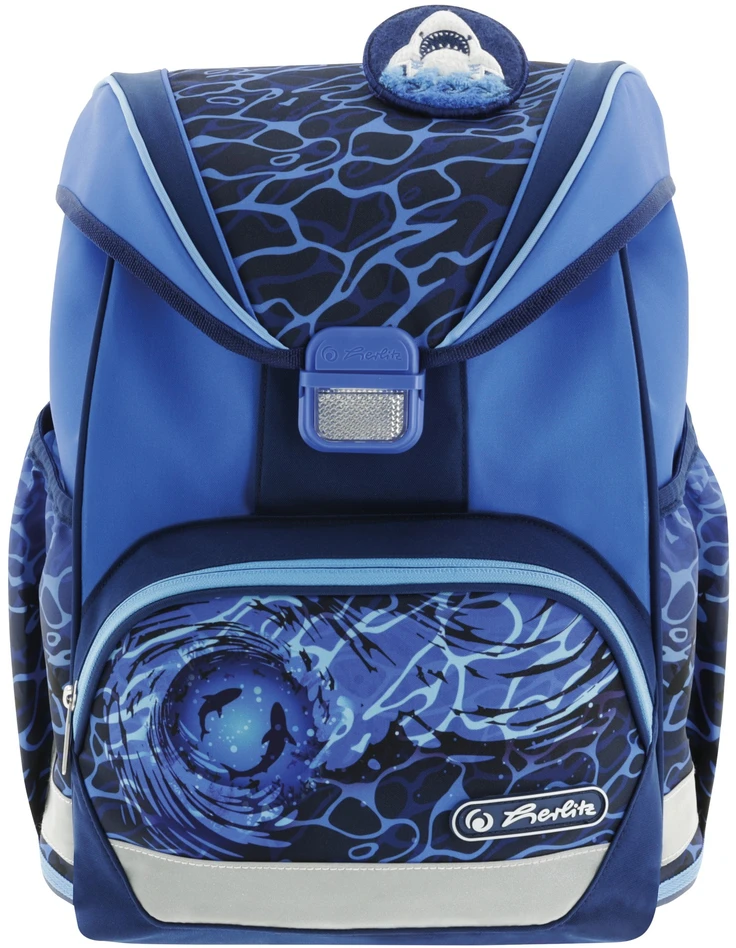 Herlitz Forminė kuprinė UltraLight Mėlyna Shark 36 x 28 x 21 cm