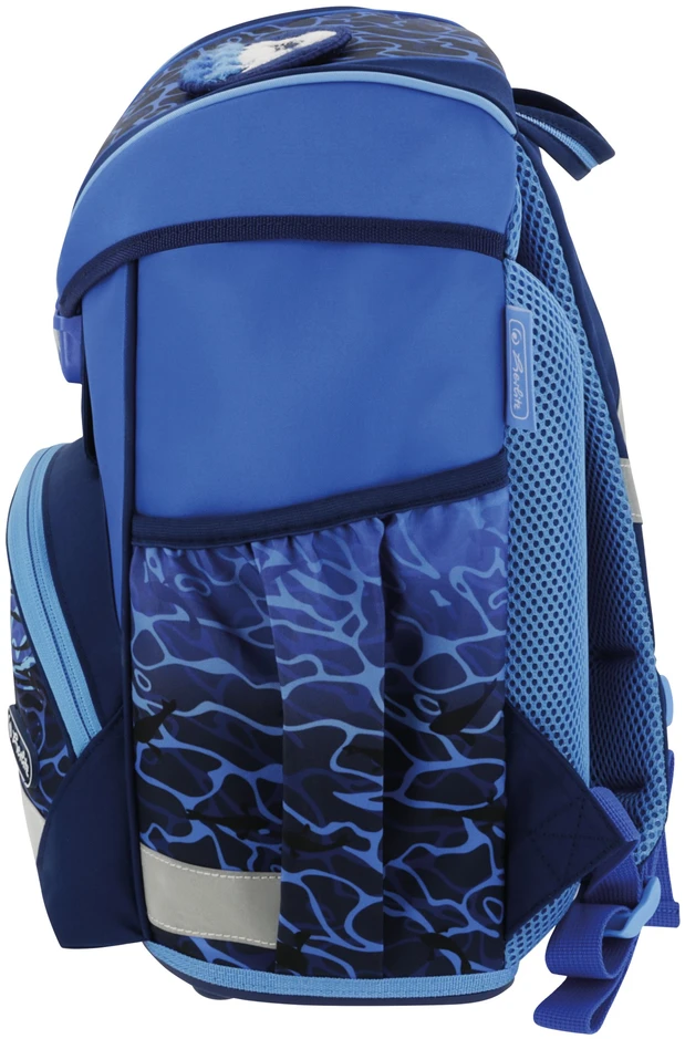 Herlitz Forminė kuprinė UltraLight Mėlyna Shark 36 x 28 x 21 cm
