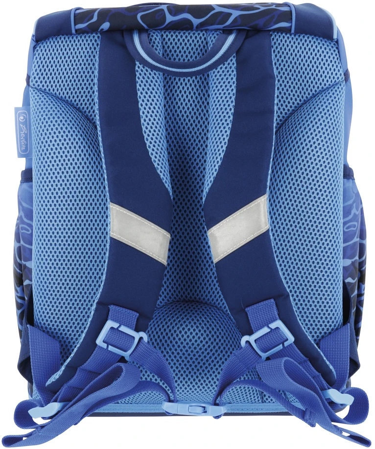 Herlitz Forminė kuprinė UltraLight Mėlyna Shark 36 x 28 x 21 cm