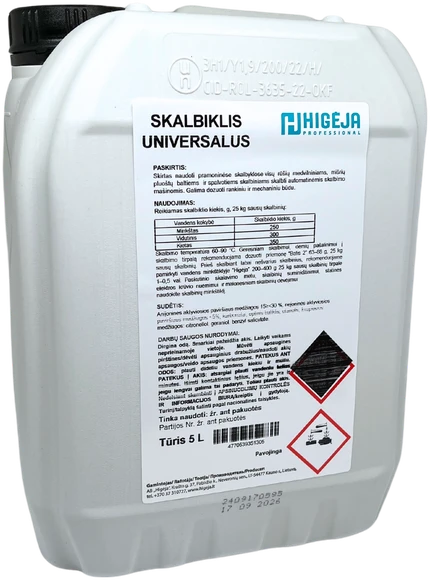 Higeja Hi Labs Skalbiklis universalus 5L