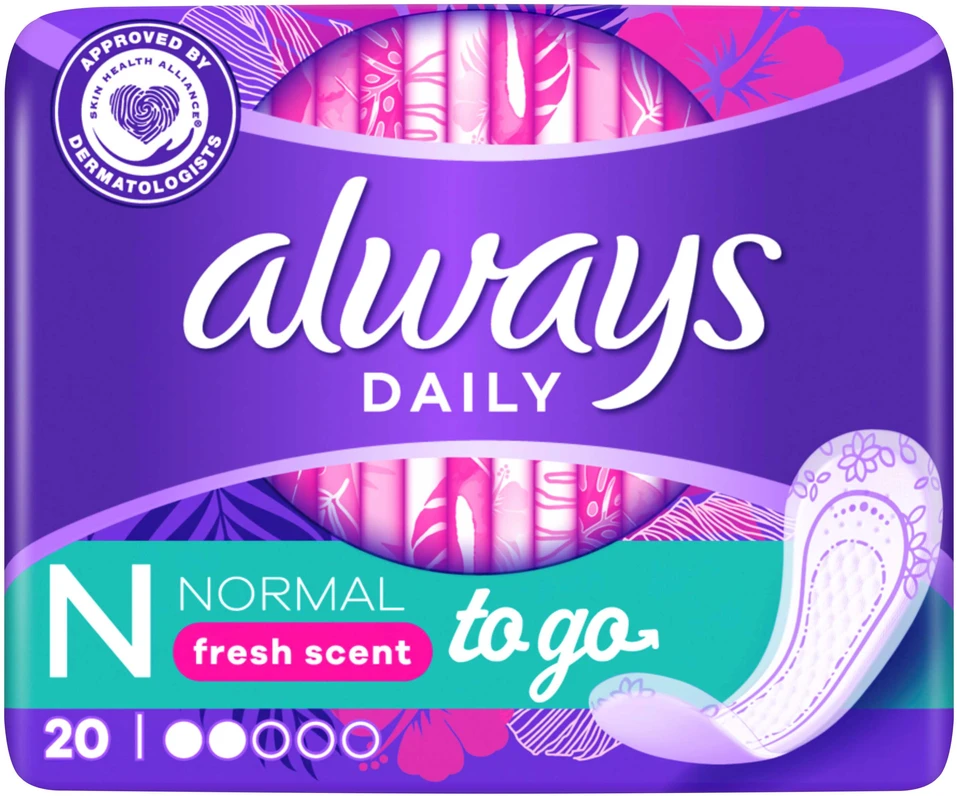 Higieniniai įklotai ALWAYS Dailies to GO Fresh Scent 20, vnt.