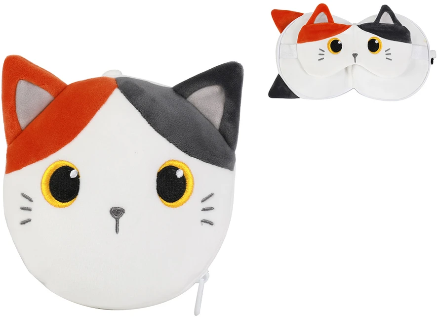 Itotal Pagalvė su miego kauke Oranžinis CAT