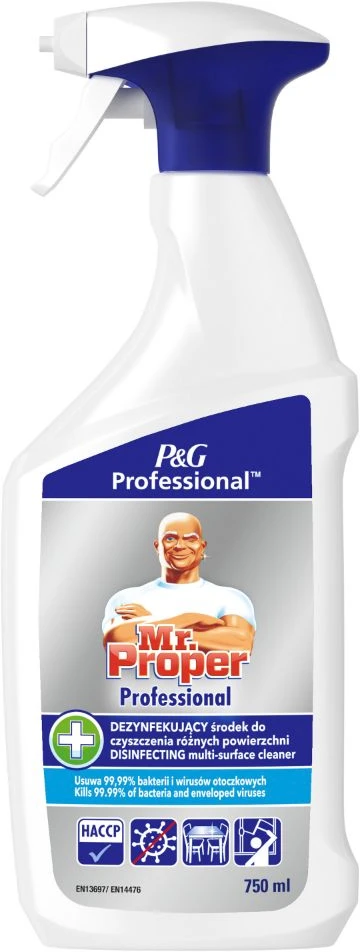 Įvairių paviršių valiklis ir dezinfekantas Mr. PROPER PROFESSIONAL, 750ml