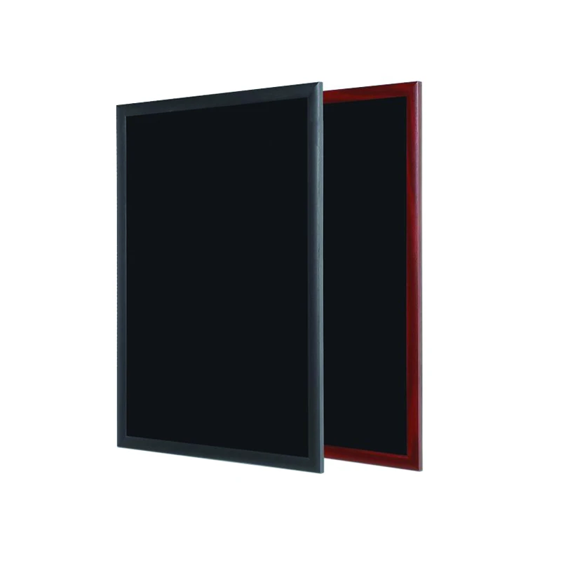 Juoda kreidinė lenta BI-OFFICE 120x90, juodas medinis rėmas