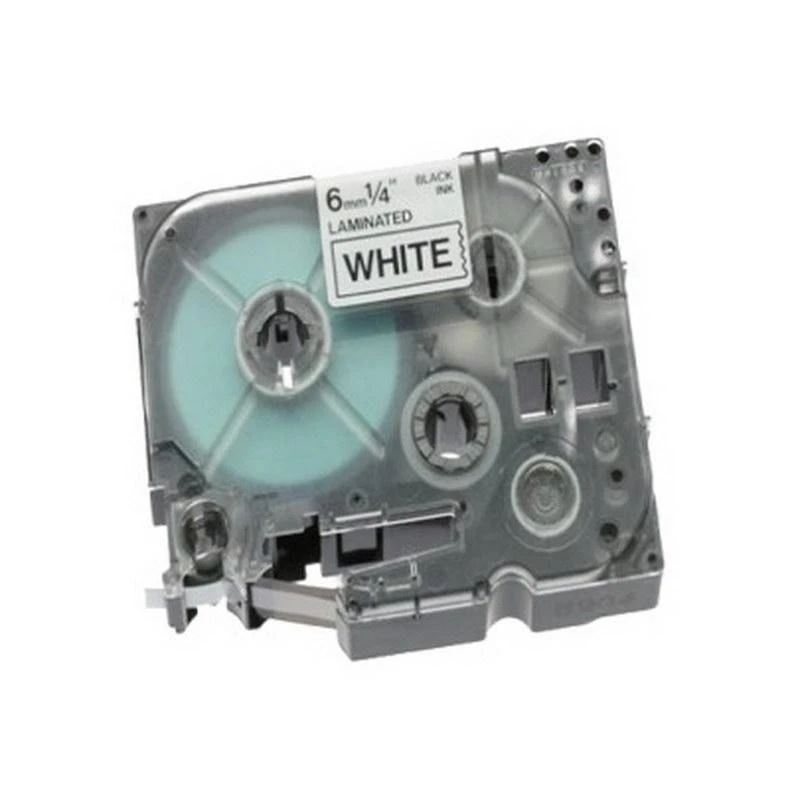 Brother | TZe-211 Laminated Tape | Juodas on Baltas | TZe | 8 m | 6 cm
