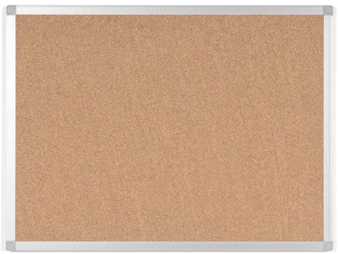 Kamštinė lenta BI-OFFICE AYDA 60x45, aliuminio rėmas