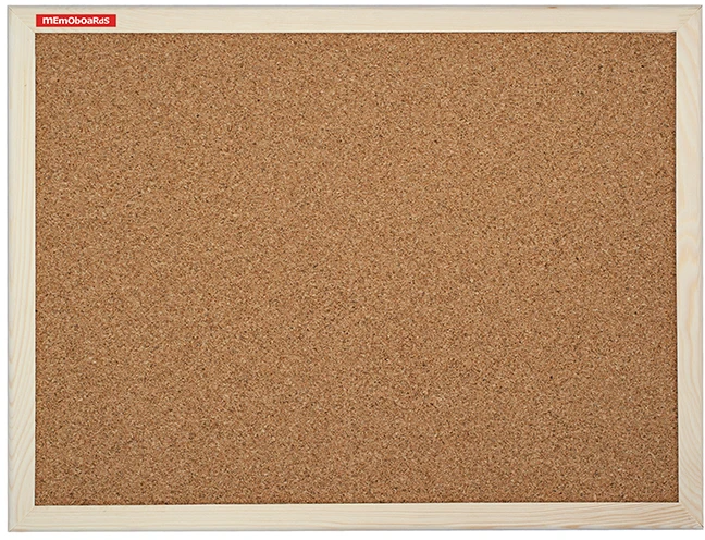 Kamštinė lenta MEMOBE, 120x80 cm, medinis rėmas