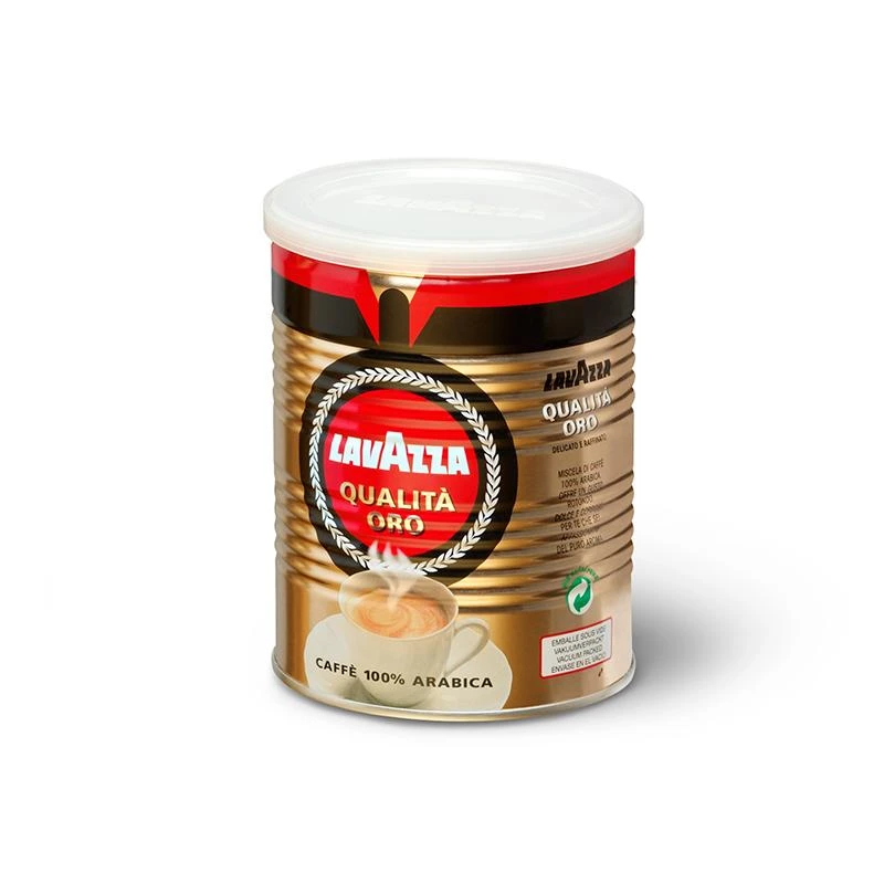 Kava LAVAZZA ORO, malta, 250 g, metalinėje dėžutėje