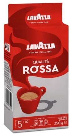 Kava LAVAZZA Qualita Rossa, malta, 250 g