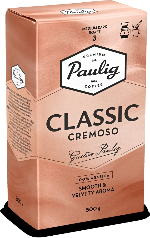Kava PAULIG Classic Cremoso, malta, 500g