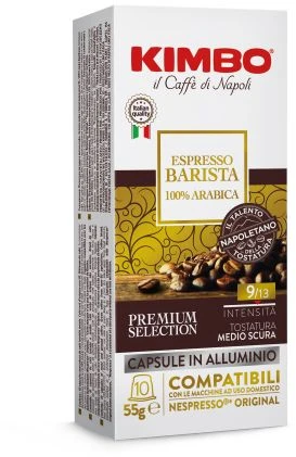 Kavos kapsulės KIMBO Espresso Barista, 10 x 5,5 g