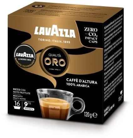 Dėklas Kavos kapsulės Lavazza AMM „A Modo Mio Mountain Grown“ 16 vnt x 120g
