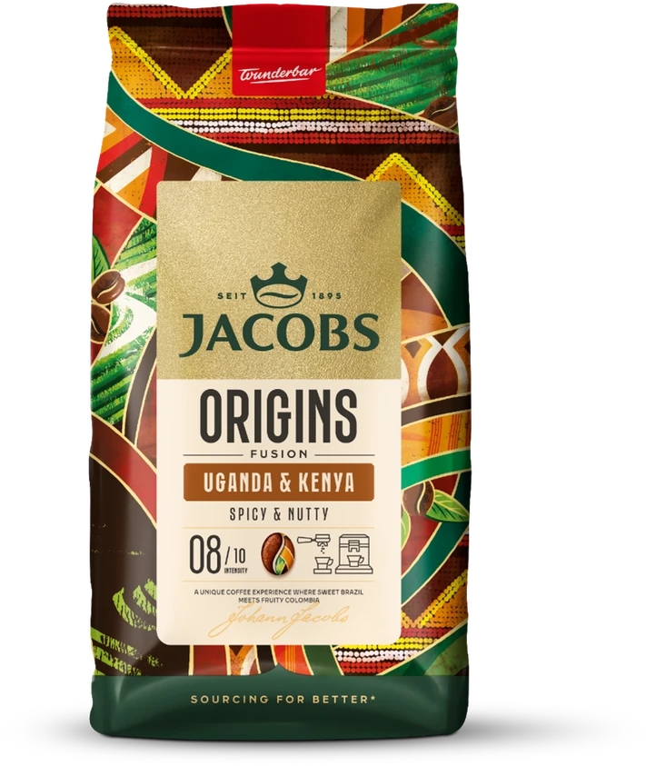 Kavos pupelės JACOBS Uganda&Kenya, 1kg