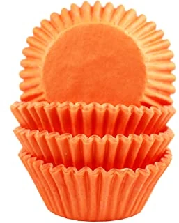 Keksiukų krepšeliai, oranžiniai, 65 gsm, D 5,1 cm, H 3,8 cm, 360 vnt WSTX01