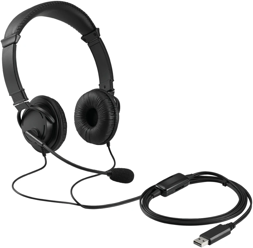 Ausinės Kensington HiFi USB su mikrofonu ir VC