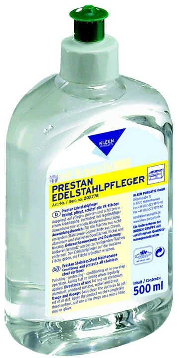 Valiklis Kleen Purgatis Nerūdijančio plieno paviršių valymo priemonė EDELSTAHLPFLEGER, 500 ml