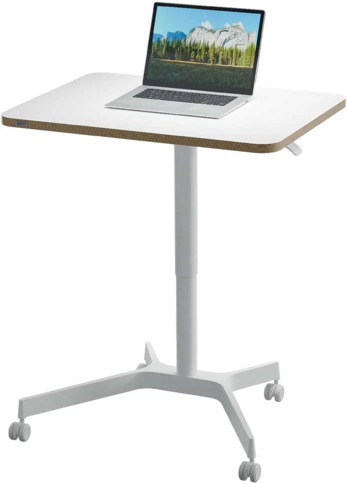 Kompaktiškas elektrinis LEITZ ERGO stalas 80x60, baltas