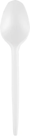 Kreispack Vienkartiniai šaukštai SUPERIOR, PS, balti, 17 cm, 50 vnt