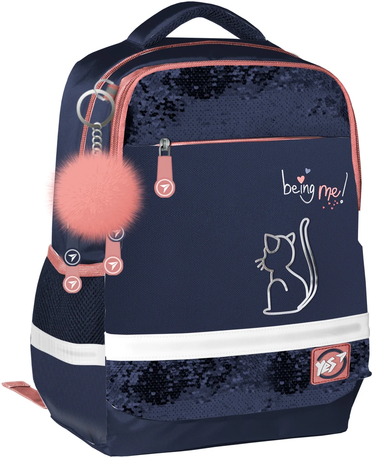 Kuprinė YES S-52 Ergo Be Like a Cat, 360x280x130 mm
