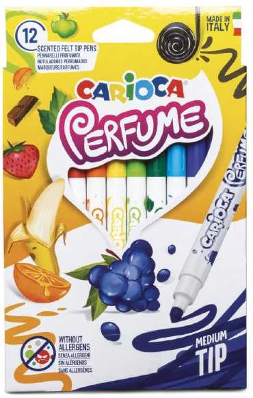 Kvepiantys flomasteriai CARIOCA PERFUME EXPLOSION, 12 spalvų