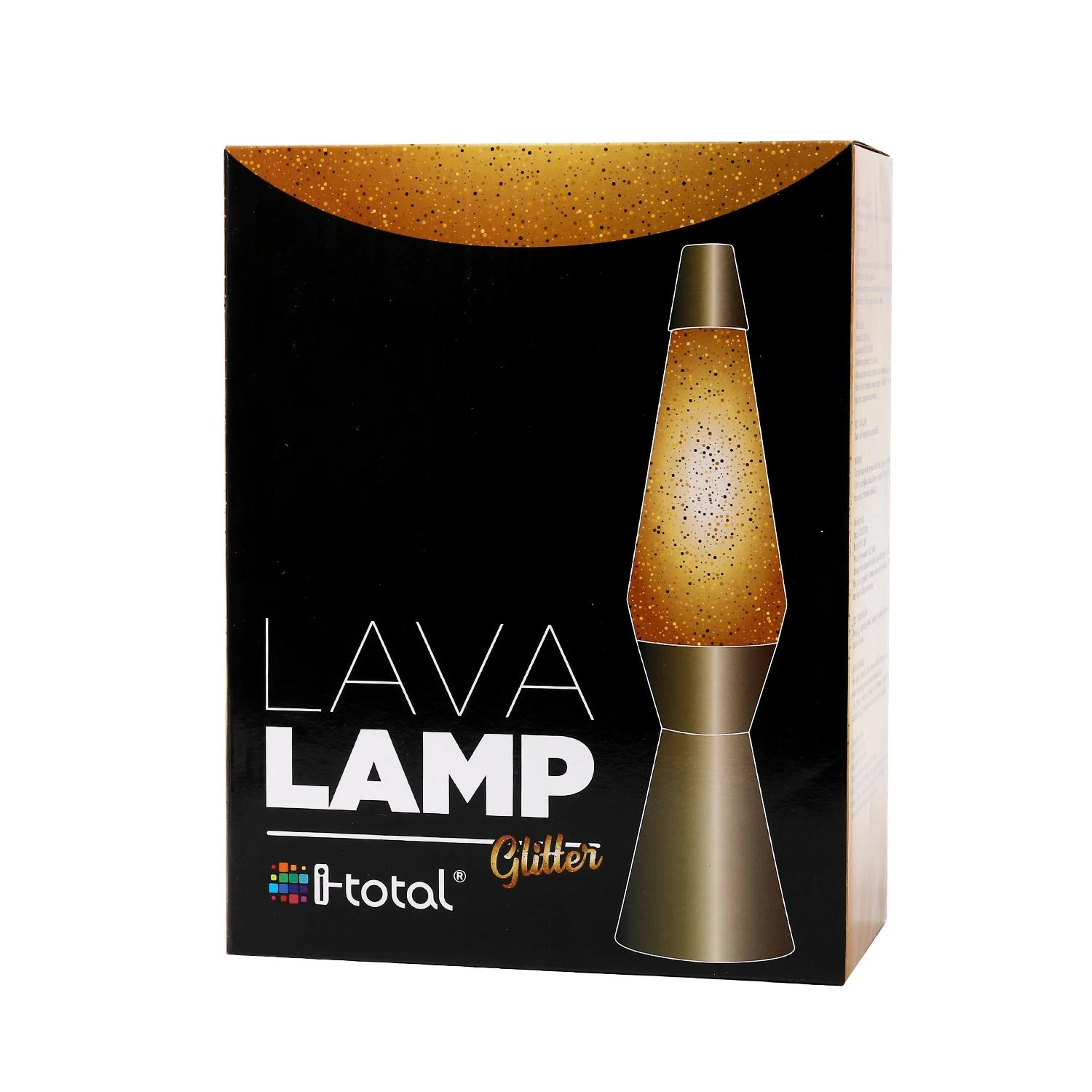 Lava lempa Itotal Gold Glitter