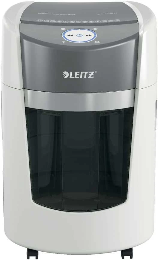 Leitz IQ OptiMax Small Office 350 Micro Cut popieriaus smulkintuvas Security P5 22L - Baltas