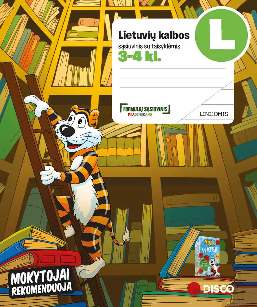 Realister Formulių sąsiuvinis pradinukams (3-4 klasės), Lietuvių k., 14 lapų, linijomis